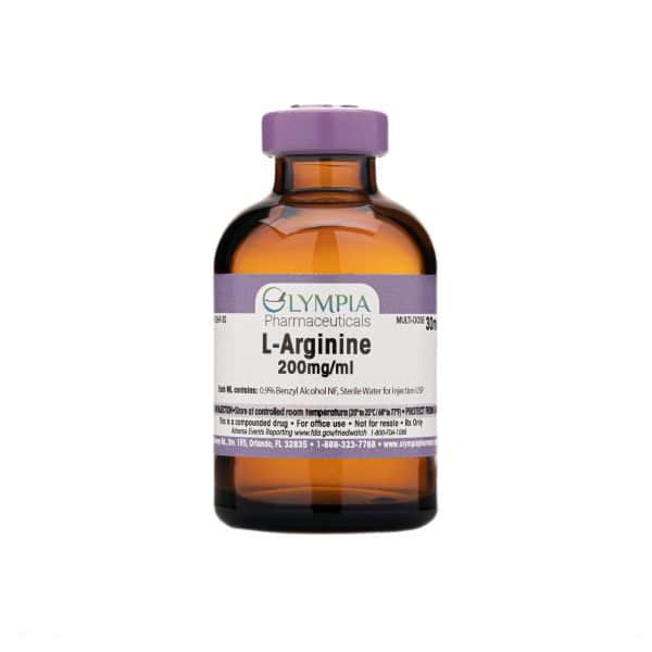 L-Arginine Injection bottle