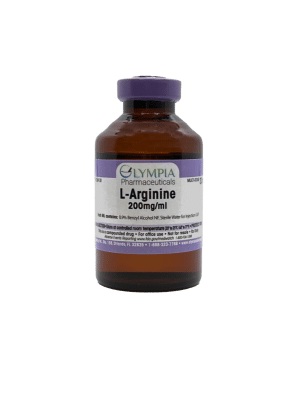 30 ML bottle of L Arginine solution for injection