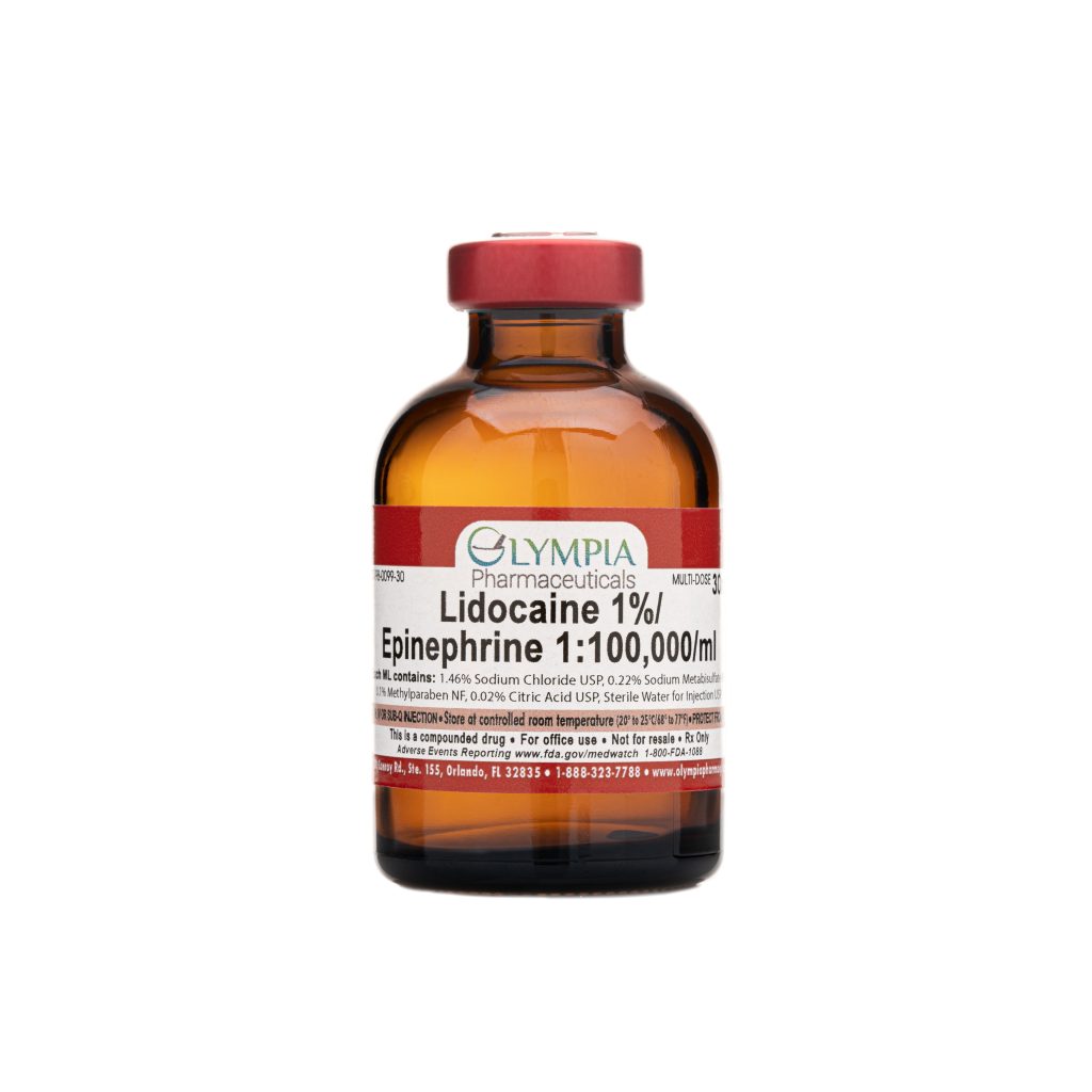 Lidocaine HCL 1% with Epinephrine