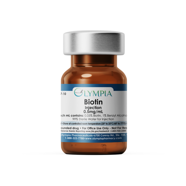 Biotin Injections (0.5mg/mL) | B7 Vitamin Shots