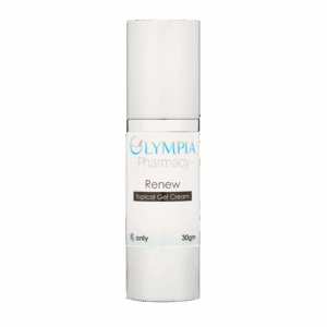 Olympia Pharmacy Renew topical gel cream prescription pump bottle
