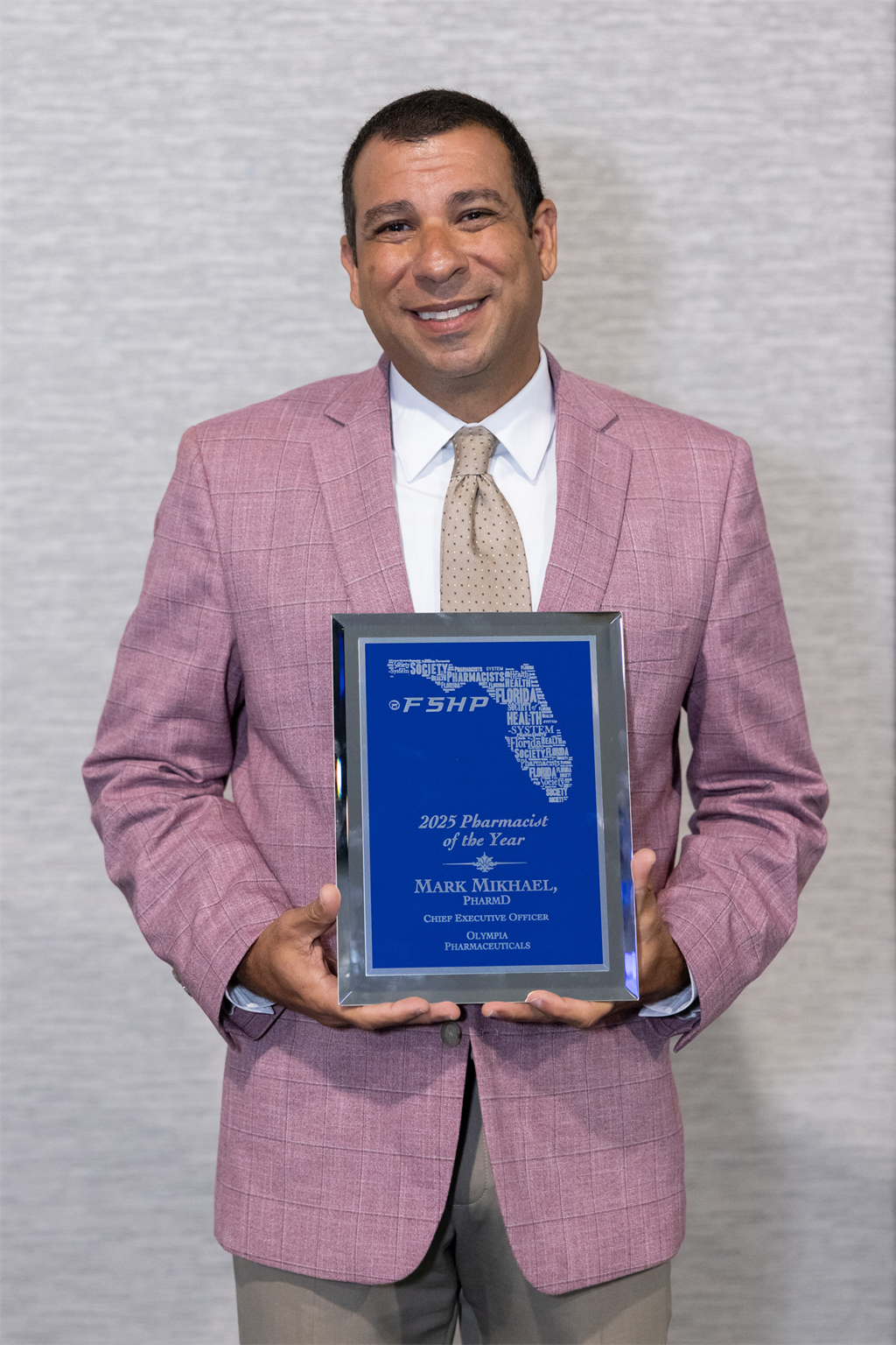 Mark Mikhael, Named Pharmacist of the Year by the Florida Society of Health-System Pharmacists